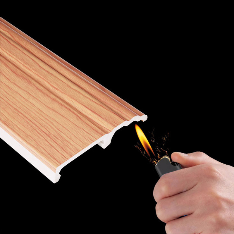 Огнестойкий плинтус из ПВХ 