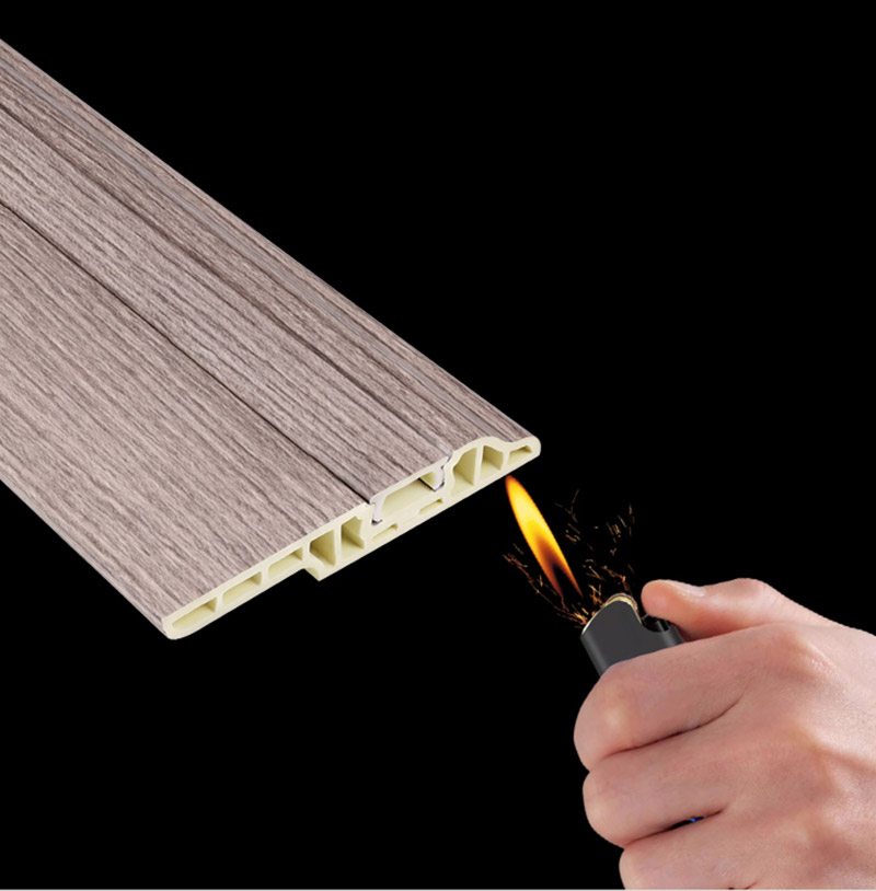 Огнестойкий плинтус для пола