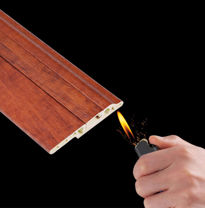 Огнестойкие плинтусы из ПВХ