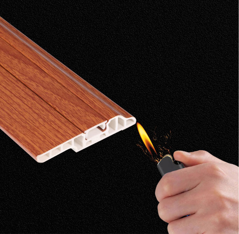 Огнестойкий плинтус ПВХ для кухни