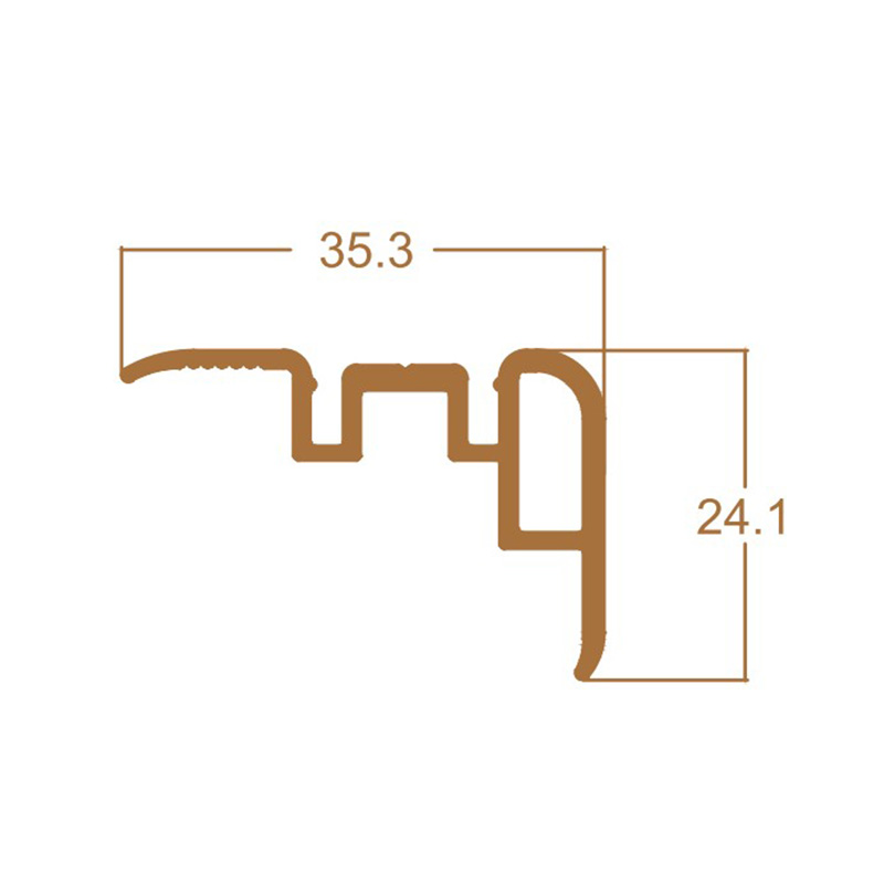 Роскошная отделка края лестницы