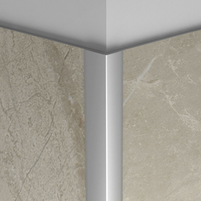 Алюминиевая отделка плитки