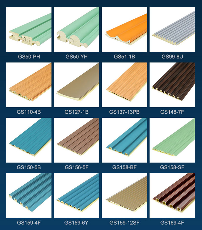 Горячая продажа стеновых панелей WPC для интерьера