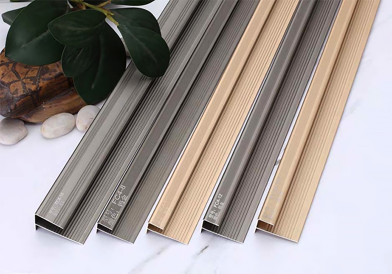 Различные размеры F-образная отделка края лестницы