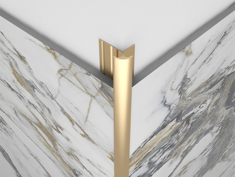 Простая установка Облицовка наружного угла плиткой