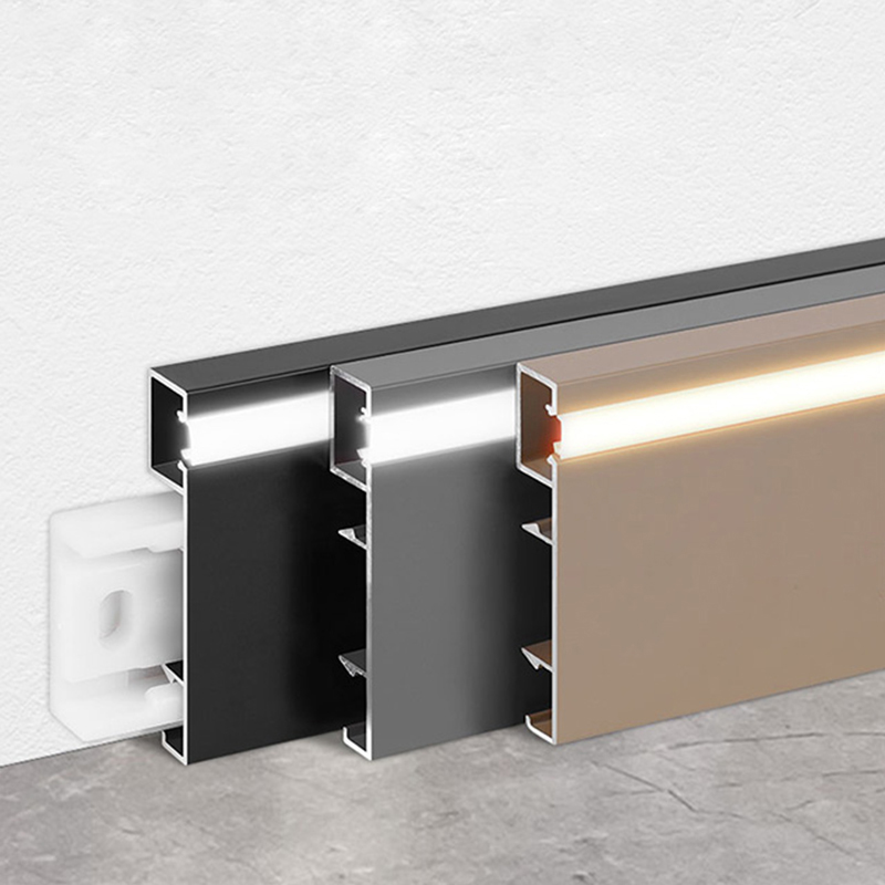 Цена прочного алюминиевого плинтуса