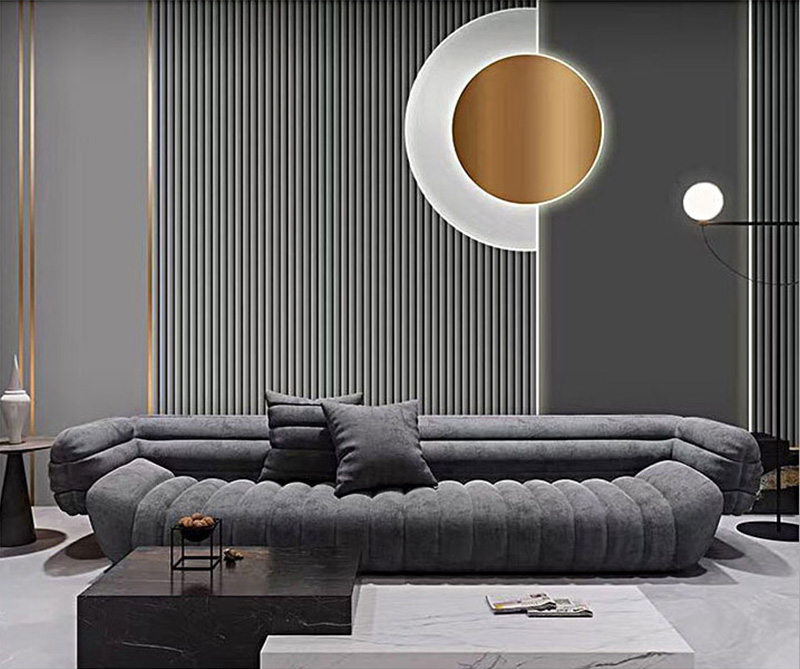 Внутренняя круглая рифленая панель