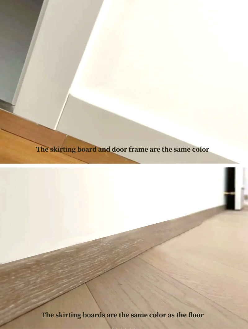 Индивидуальный пластиковый плинтус