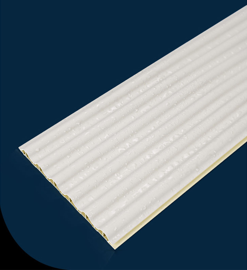 Прочные рифленые стеновые панели из ДПК.