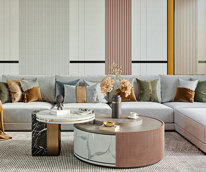 Роскошные рифленые стеновые панели из ДПК