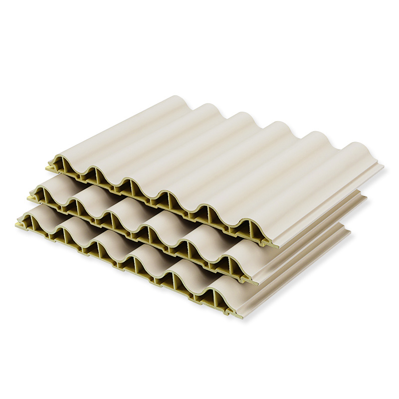 Рифленые стеновые панели из ДПК