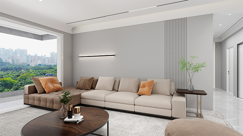 WPC рифленая стеновая панель