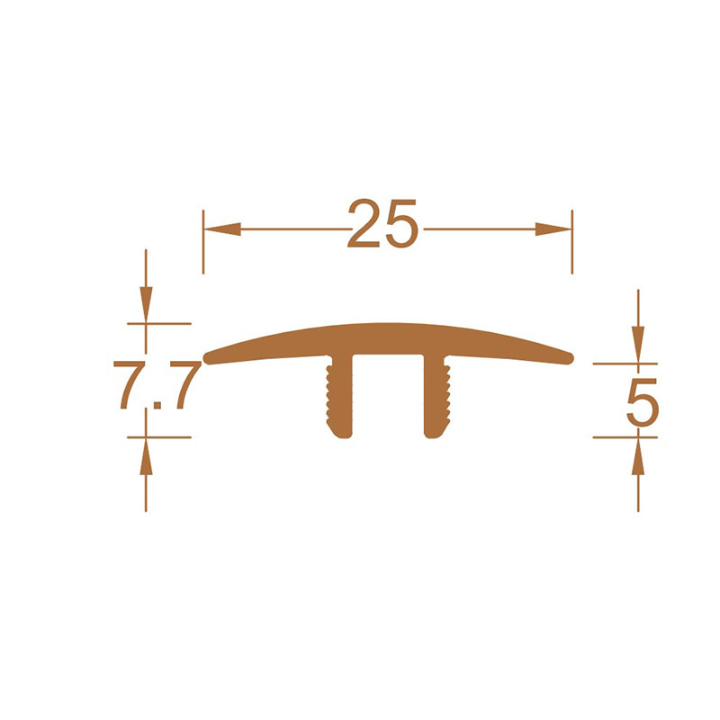 Деревянные кромки пола Т-образной формы по индивидуальному заказу.