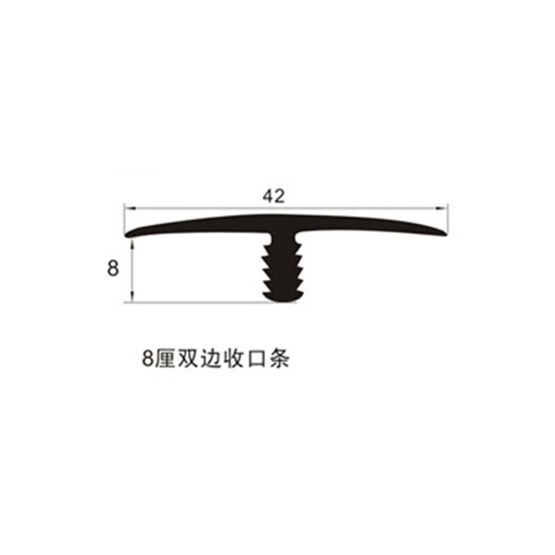 Декоративная планка Т-образной формы для пола по индивидуальному заказу.