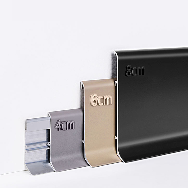 Интерьерные алюминиевые плинтусы