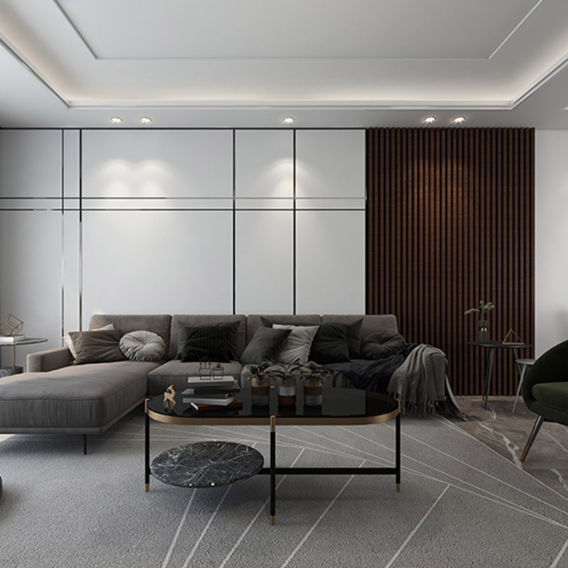 WPC рифленая стеновая панель