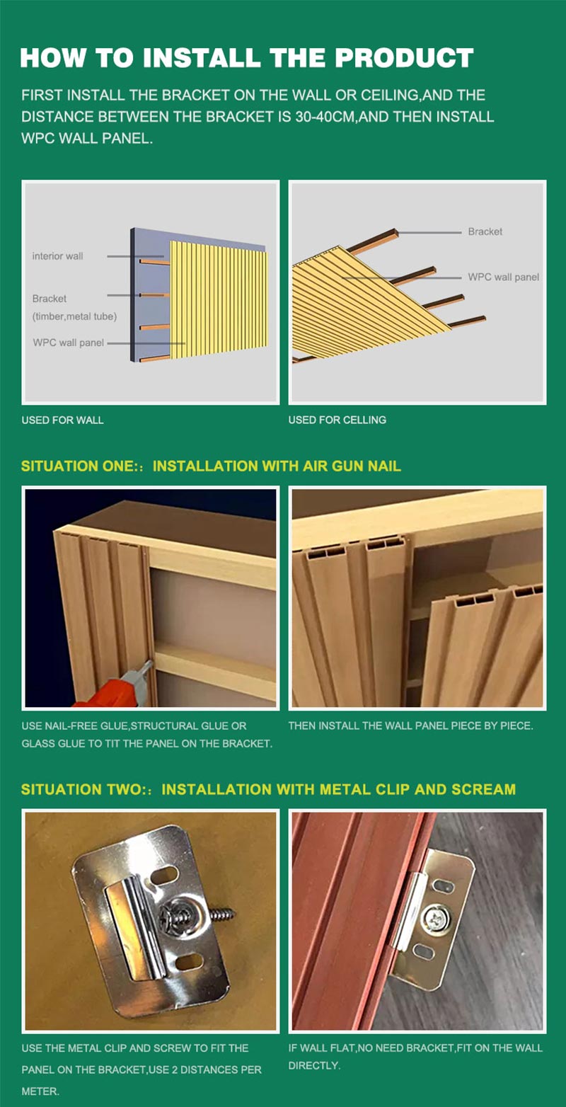 Роскошная стеновая панель из ДПК
