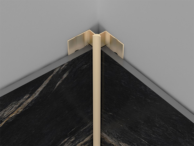 Простая установка Внутренняя угловая отделка плиткой