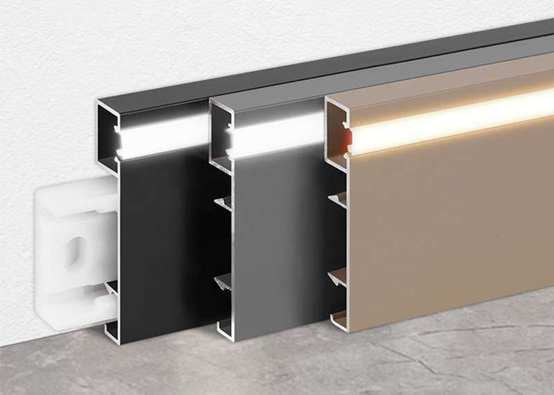 Дешевые ценовые виды напольных плинтусов