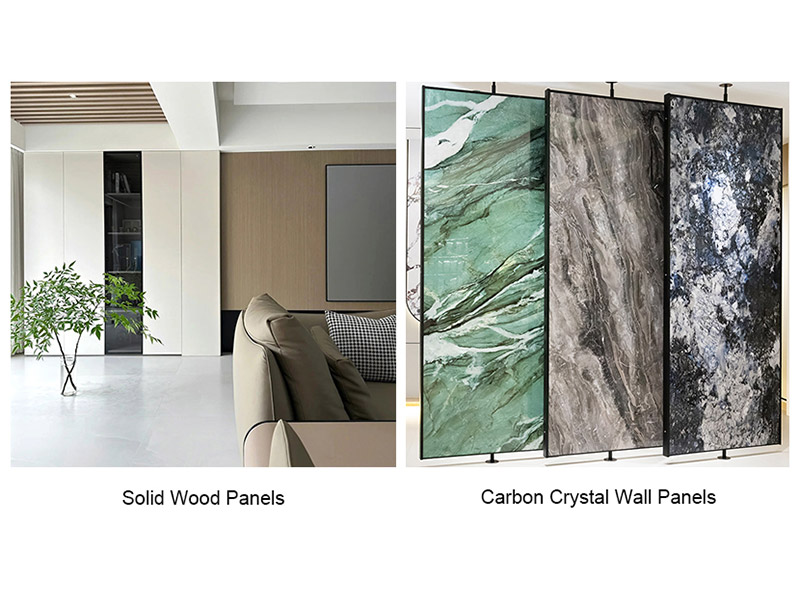 Панели из массива дерева против стеновых панелей из углеродного кристалла: подробное руководство