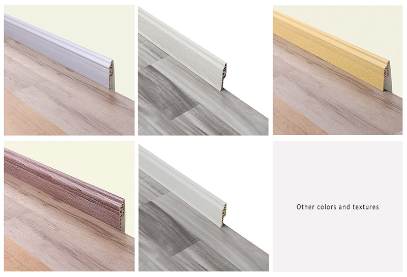 Варианты цвета плинтуса ПВХ