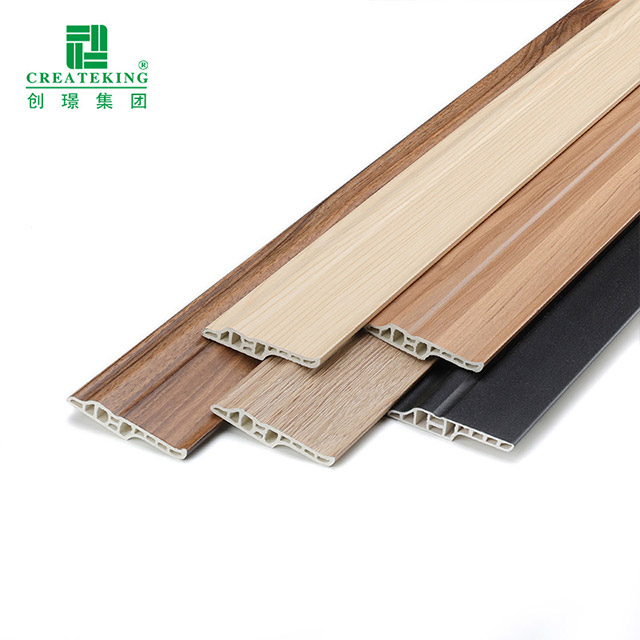 Полый плинтус из ПВХ 70*16 мм с несколькими полостями