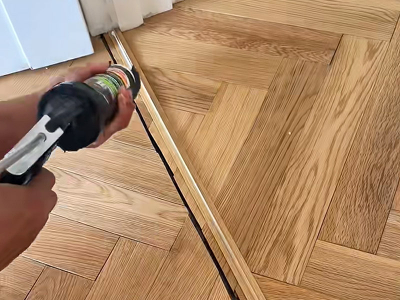 Как установить переходной переходник пола?