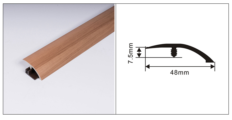 Редуктор для пола из ПВХ 48*7,5 мм