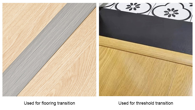 Переходная полоса для пола Т-образной формы из ПВХ 40*7,5 мм