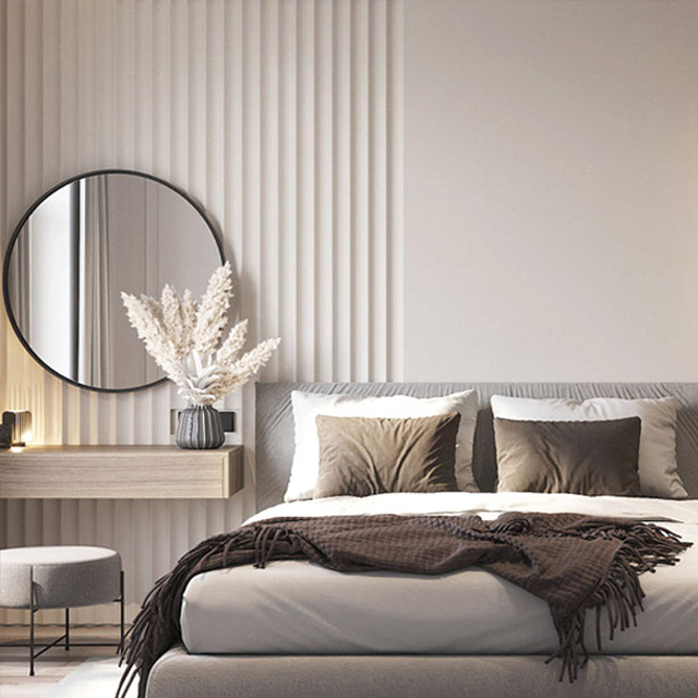 Стеновые панели с дуговыми канавками