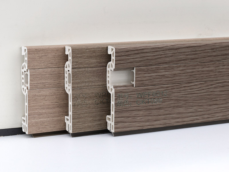 Плинтус для скрытых гвоздей WPC 60*12 мм