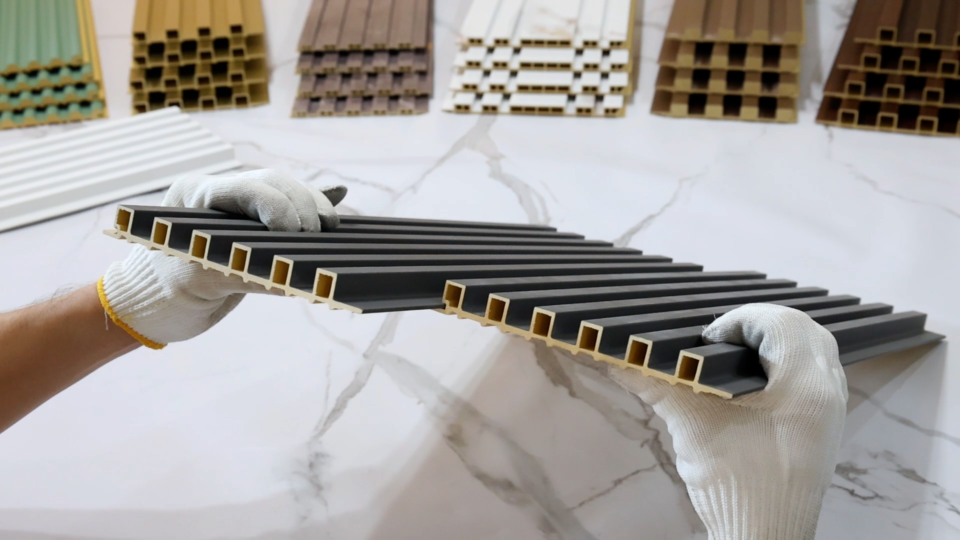 Прямоугольные рифленые стеновые панели 169*17,8 мм (GS169-6F)