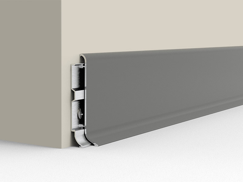 Плинтус из алюминиевого сплава 60*14,6 мм