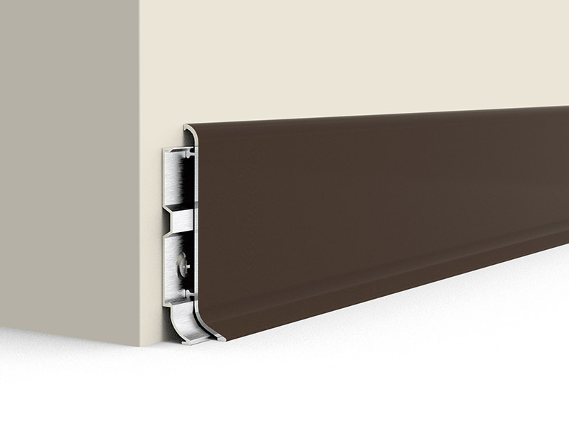 Плинтус из алюминиевого сплава 60*14,6 мм