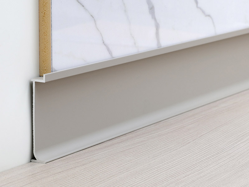 50**9,7 мм встраиваемый плинтус из алюминиевого сплава