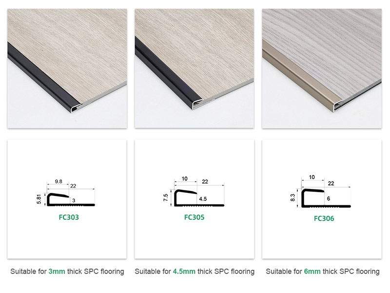 Металлическая отделка пола C-канала