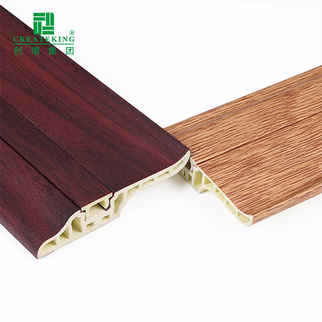 Плинтус из ягненка из ПВХ 68*17 мм