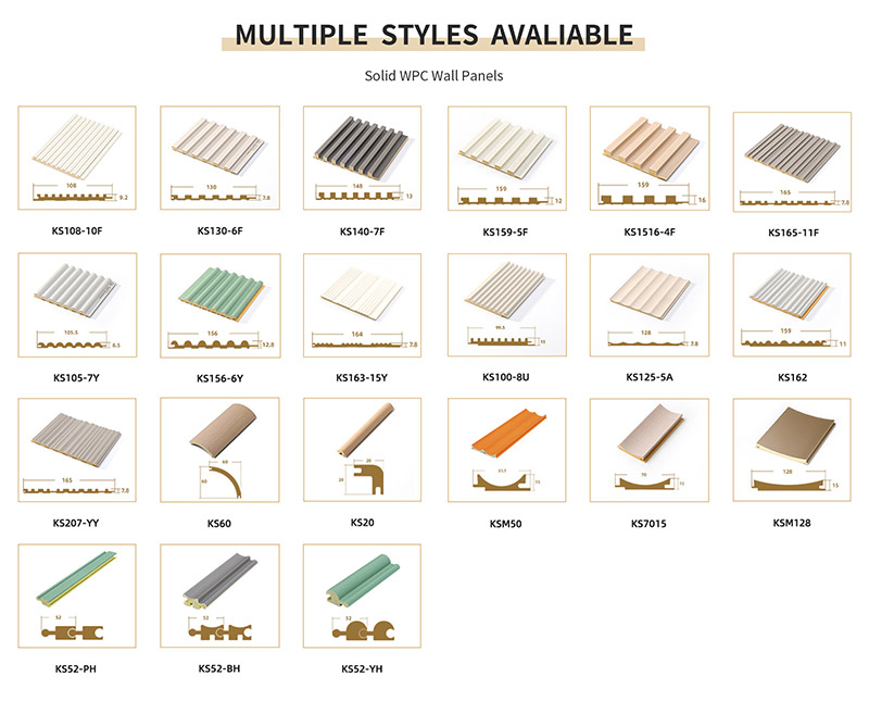 Твердая стеновая панель из ДПК