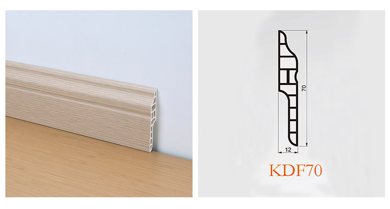 Напольный плинтус из ПВХ