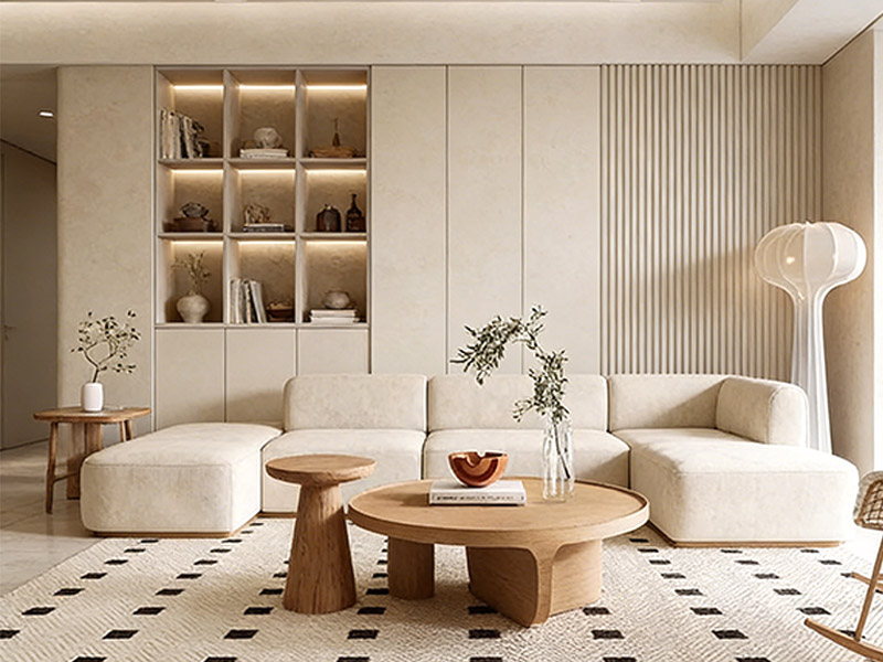 Рифленые панели пылится?