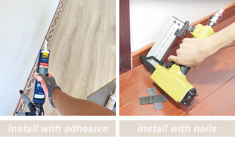 Плинтус из ягненка из ПВХ 95*16 мм