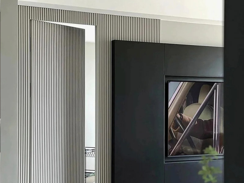 Как создать скрытую дверь с настенными панелями？