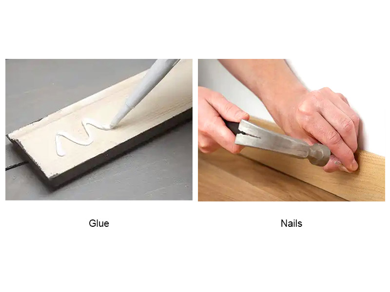 Плинтусы лучше приклеить или прибить?