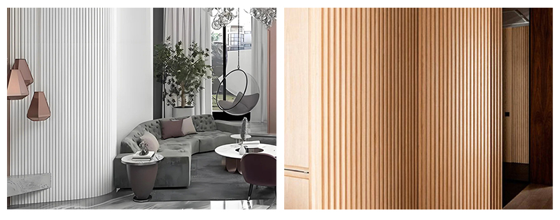 Стеновая панель с плоской дугой 52*21 мм