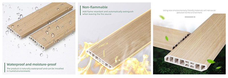 Плинтус из ПВХ 75*15 мм