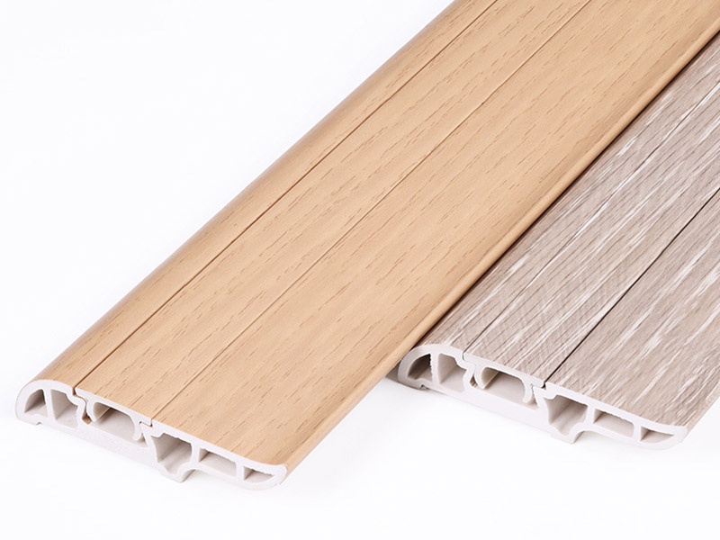 Плинтус для скрытых гвоздей из ПВХ 50*12 мм