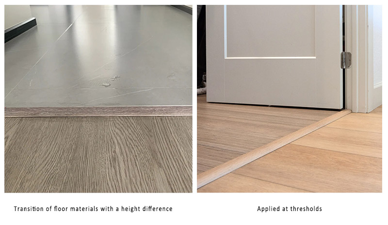 32*4 мм переходная полоса для пола Spc под дерево