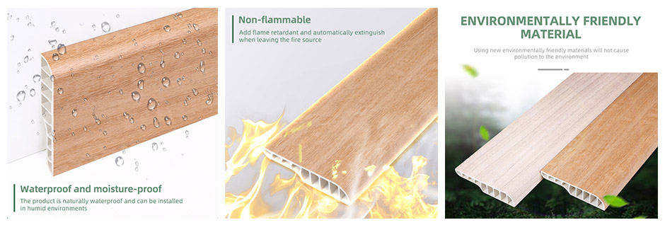 Плинтус-карандаш из ПВХ 75*15 мм