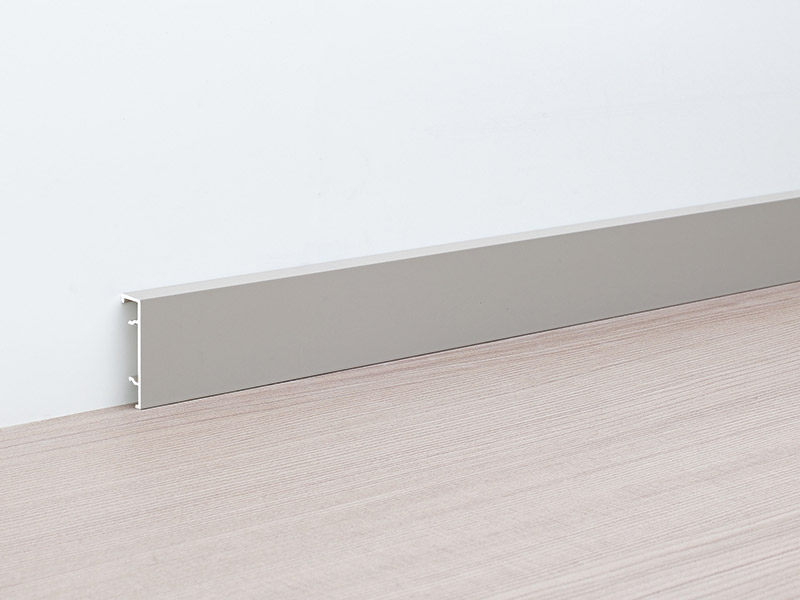 Плинтус из алюминиевого сплава 30*9 мм с зажимом