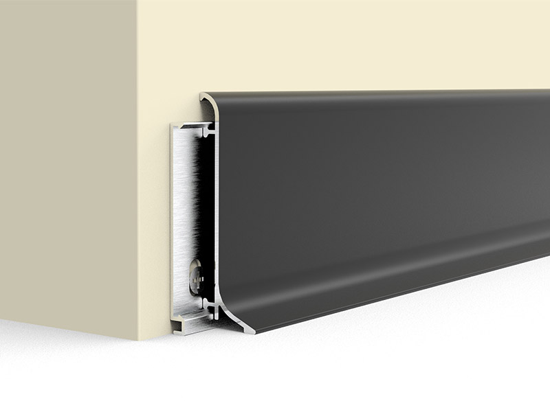 Плинтус из алюминиевого сплава 50*14,6 мм